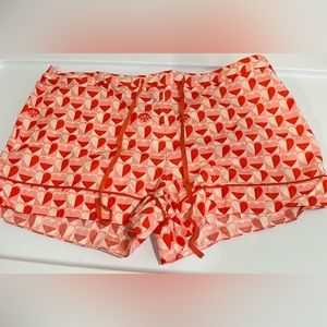 EUC Tory Burch Hearts Shorts w/ Dustbag